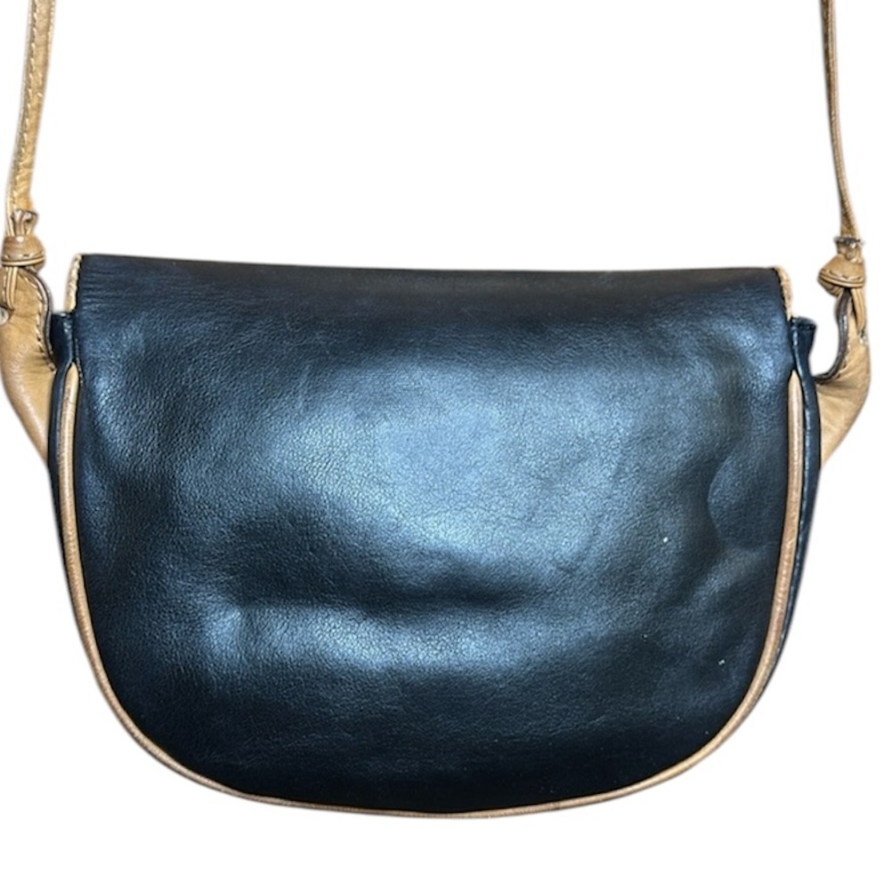 Celine Triomphe Vintage Black Leather Shoulder Bag w/Golden Trim. Comes with COA - Picture 6 of 17